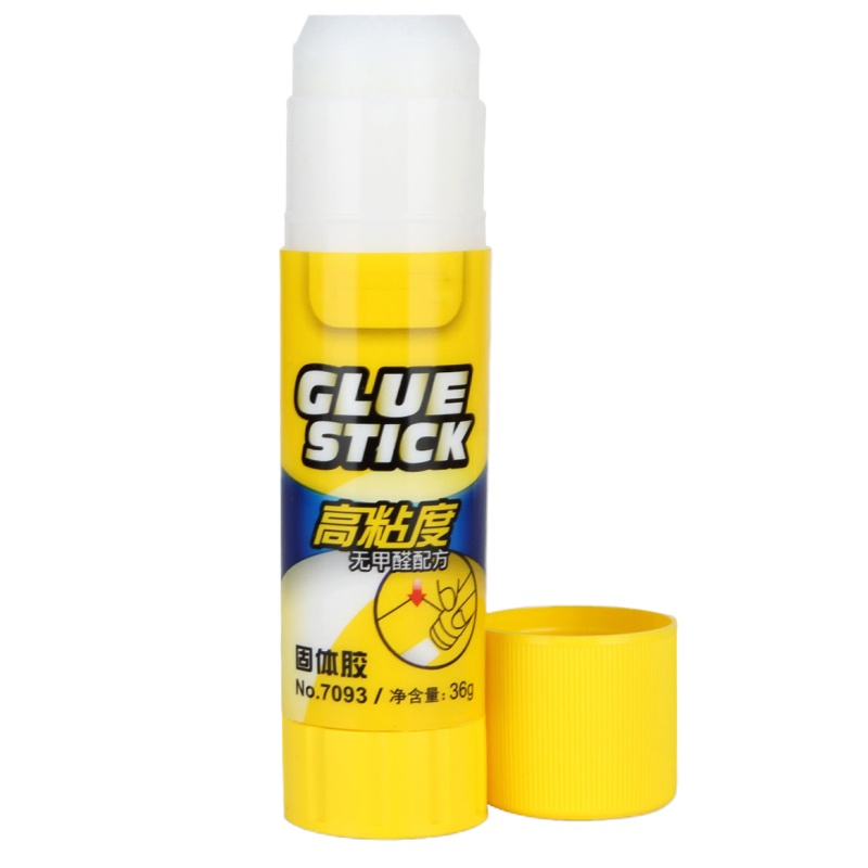 正时达7093强力固体胶36g安全无甲醛胶棒单据凭证胶 办公用品12支装(TL)