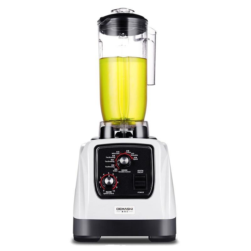 德玛仕(DEMASHI) 搅拌机 萃茶机商用奶泡机 沙冰机奶盖机果汁机冰沙机碎冰机 CC-818A