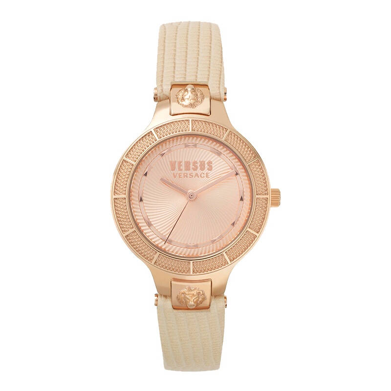 Versus范瑟丝防水气质淑女玫瑰金ins石英女士手表VSP480318