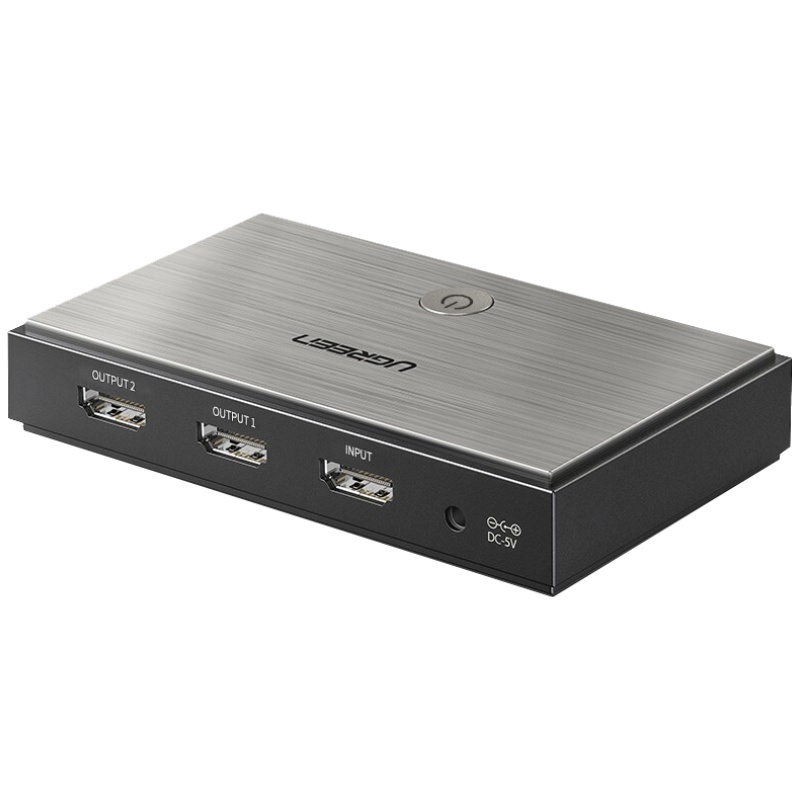 绿联(UGREEN)HDMI2.0一分二分配器4K60Hz 一进二出 2.0分配器