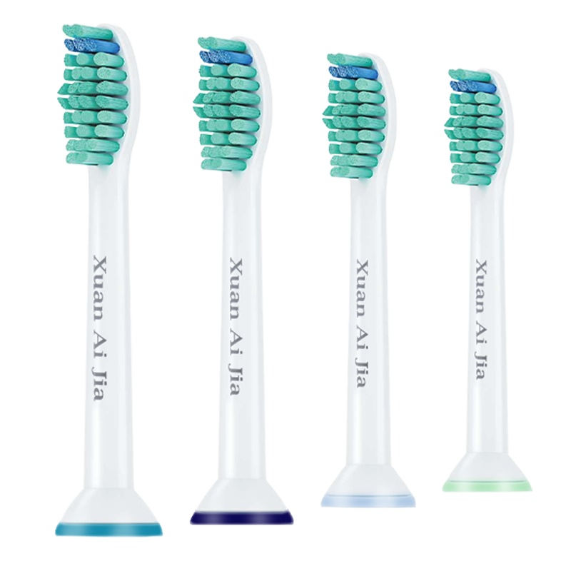 适配飞利浦电动牙刷头HX6730HX6511HX6530HX3216等HX6011标准清洁牙菌斑 HX6014[8支装]