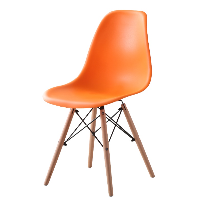 全简北欧现代简约休闲椅子创意凳子书桌椅办公靠背椅家用实木餐椅