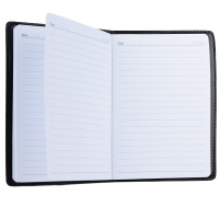 得力(deli) 7902-32K80页皮面本(10本/包)