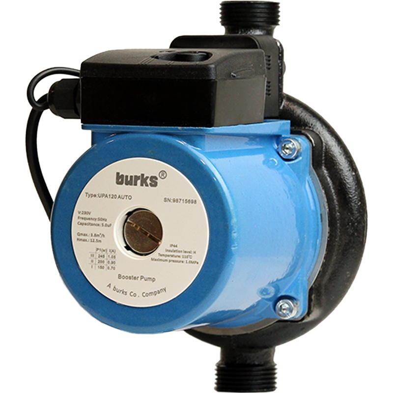burks 中美博克斯水泵UPA120自动家用热水器太阳能锅炉自来水中小型静音增压泵