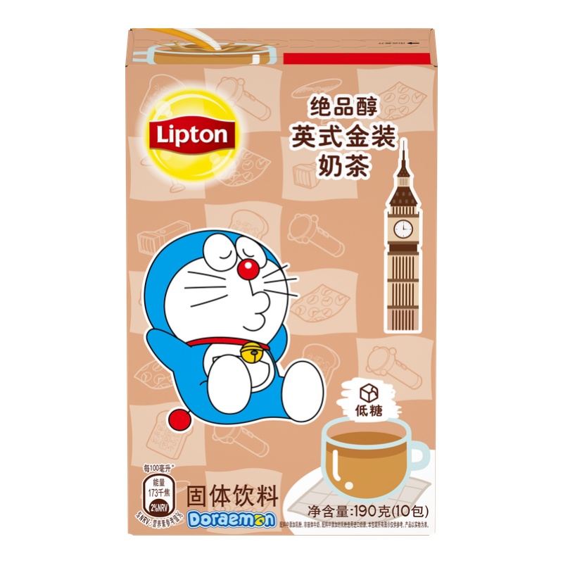 立顿Lipton 绝品醇英式金装奶茶粉 9g*10包(新老包装随机发货)