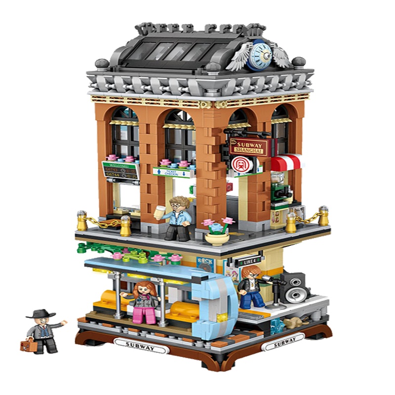 LOZ/俐智 地铁站 小颗粒拼插积木儿童益智创意拼装玩具1031