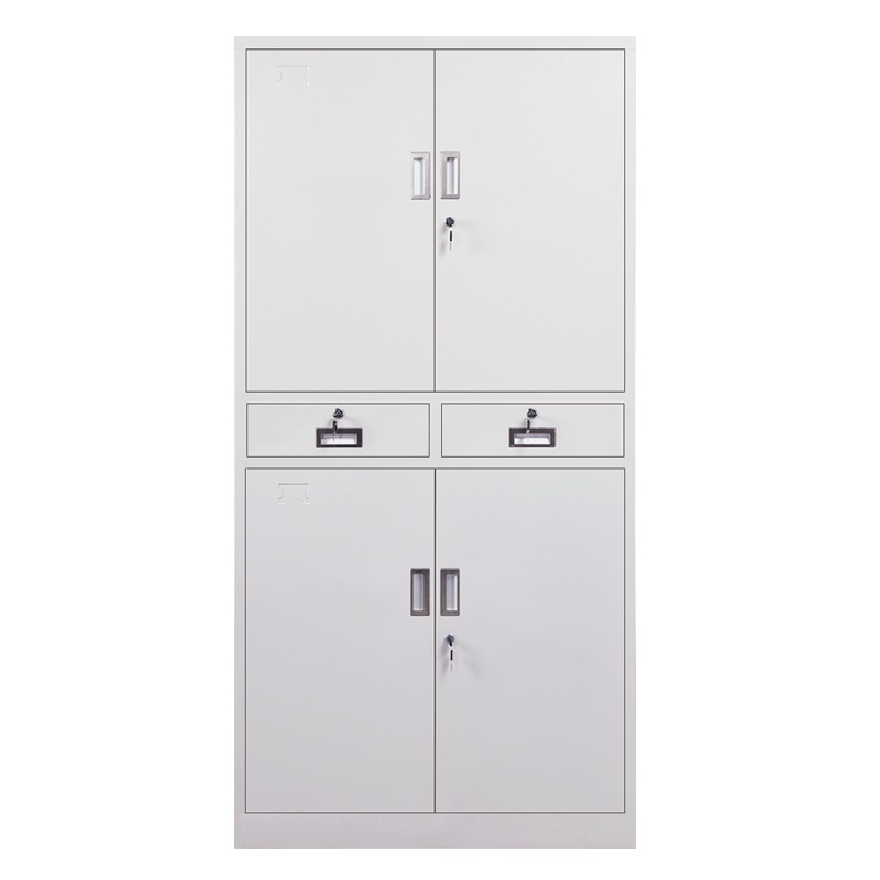 全简家具文件柜铁皮柜资料柜带锁钢制文件柜财务凭证柜铁二斗柜