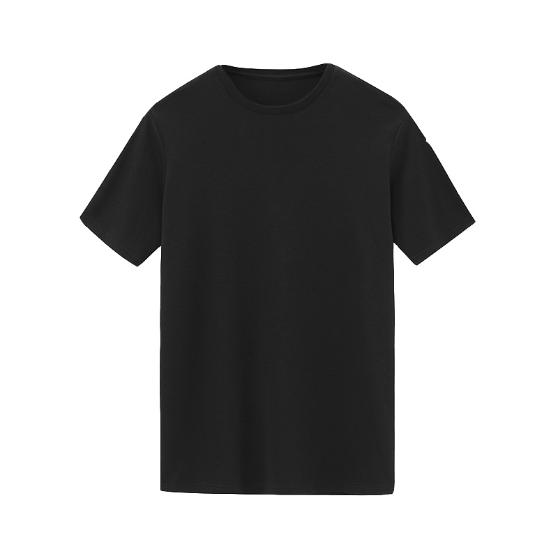 墨麦客男装2020夏季新款圆领短袖t恤男纯色全棉男士体恤休闲宽松版型