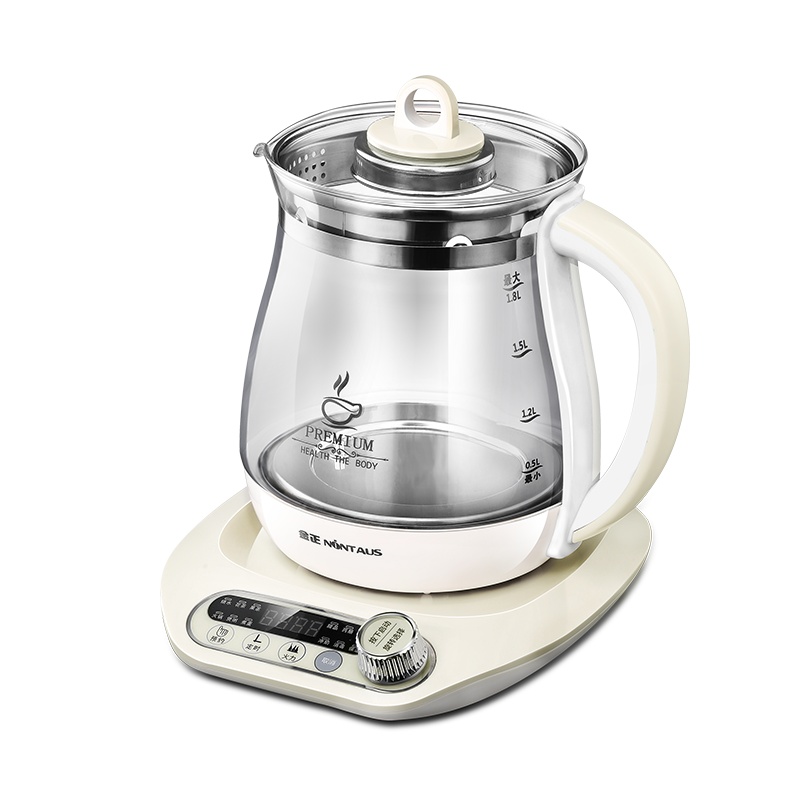 金正(NINTAUS) 1.8L养生壶 高硼硅玻璃养生壶 煮茶壶 304不锈钢发热盘 JZW-1864E