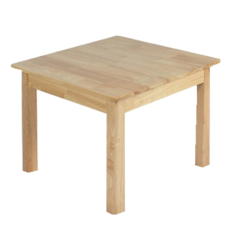 周鼎皖幼儿园实木方桌子儿童课桌椅玩具桌（方桌子0.6*0.6*0.52米）