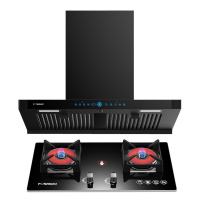 方帅(FOSHUAI)小尺寸欧式抽油烟机灶具套餐 A15+JZY-B顶吸式厨电自动清洗烟灶套装 天然气液化气煤气灶燃气灶
