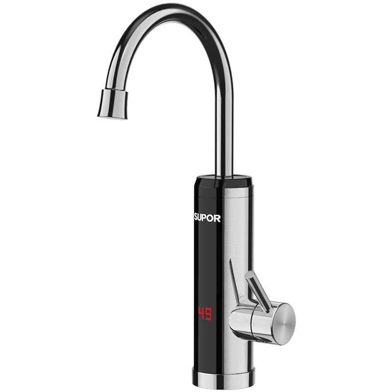 苏泊尔273047-01-LS 电热水龙头下进水 不锈钢机身速热即热式加热小厨宝 快速热电热水器冷热两用家用 卫浴加热器