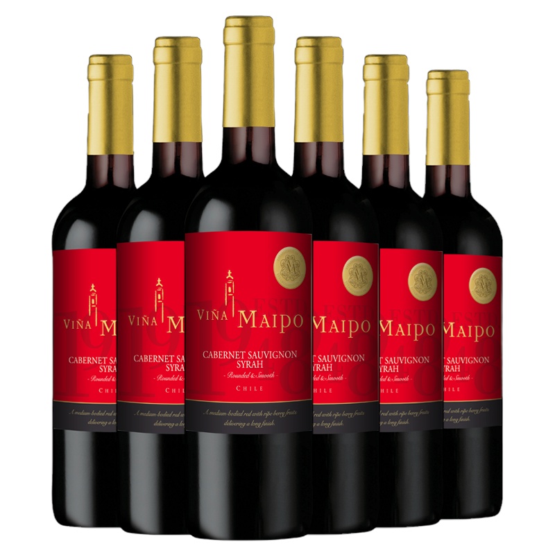 [中粮名庄荟]智利梦坡1948干红葡萄酒 750ml*6(整箱装)原瓶进口红酒