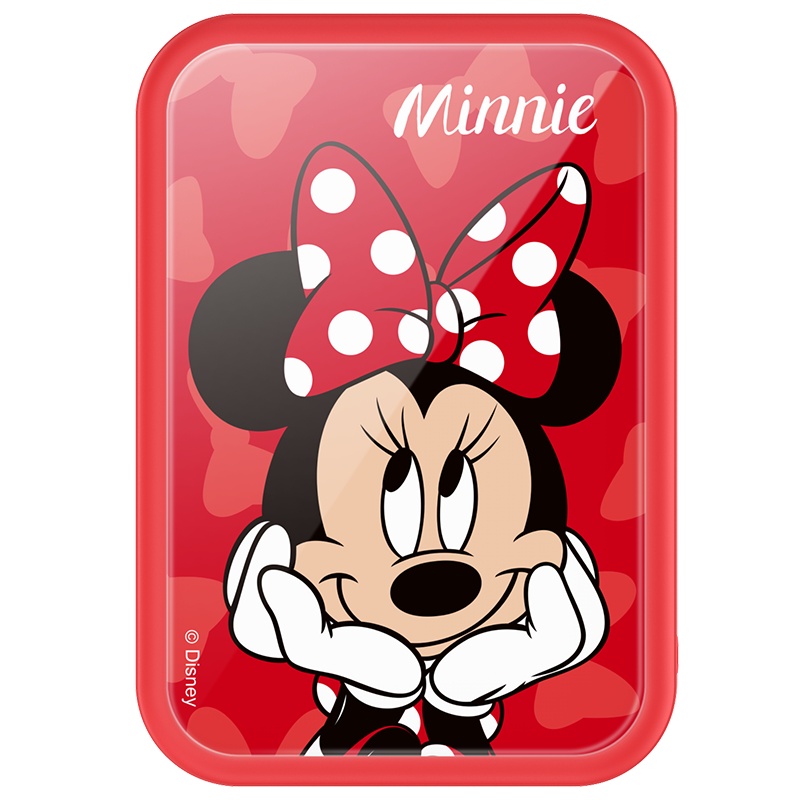 迪士尼充电宝小巧便携镜面卡通可爱迷你创意女生10000毫安快充大容量适用于苹果安卓华为手机充电宝移动电源