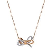 Swarovski 施华洛世奇 女士浪漫永恒蝴蝶结时尚项链 5440636