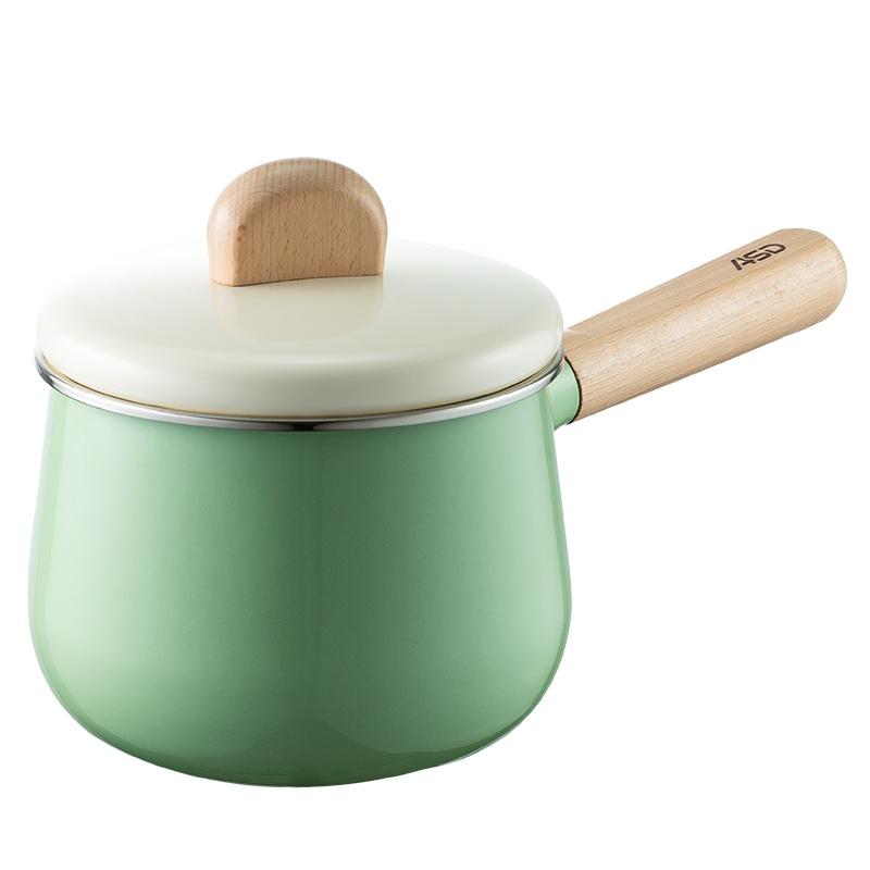 爱仕达锅具洛歌沙搪瓷奶锅NF14A1WG-G 小奶锅家用 宝宝婴儿辅食锅热奶锅煮面泡面锅汤锅