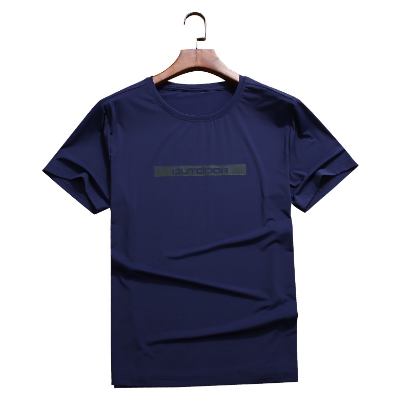 赛丹狐户外冰丝速干衣男短袖T恤透气直筒宽松印花运动健身跑步t恤衫