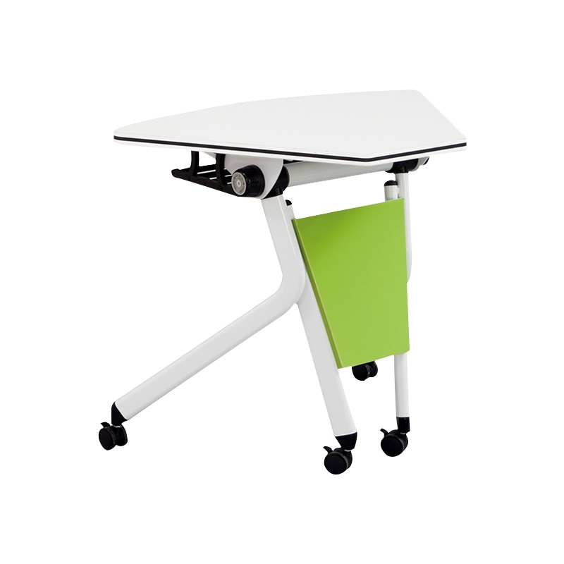 科朔 办公桌扇形 可移动可拼接折叠桌培训桌会议桌单人桌(6张拼圆直径1800)FT-15018