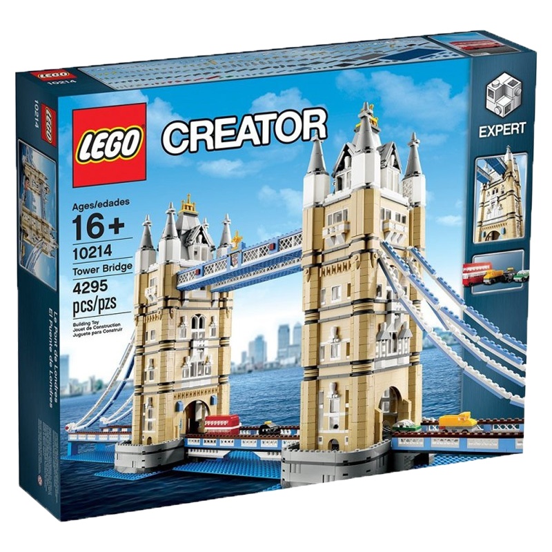 乐高(LEGO)Creator 创意百变 伦敦塔桥 10214 16岁以上 4287颗 积木玩具塑料 200块以上