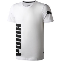 PUMA彪马男装运动服圆领LOGO短袖跑步健身T恤58171002