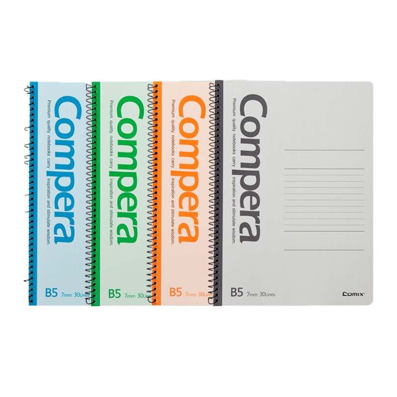 齐心 CSB5507 Compera螺旋装订本 B5 50张