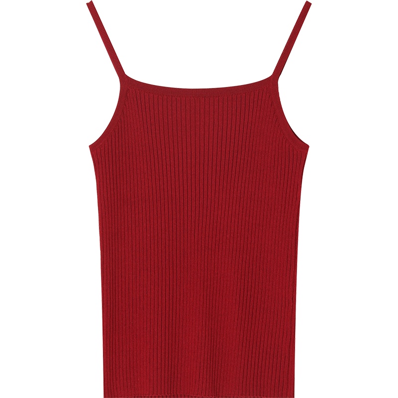 妖精的口袋黑色性感小吊带背心2020夏季新款女内搭chic显瘦上衣潮