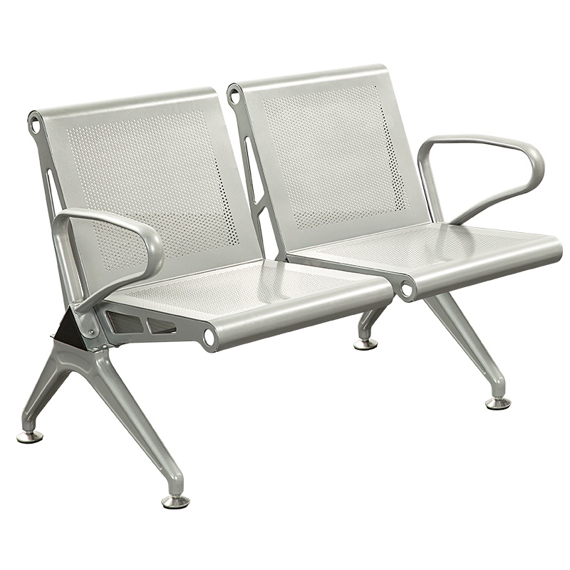 [红心家居]两人位排椅医院候诊椅休息联排公共座椅机场椅等候椅