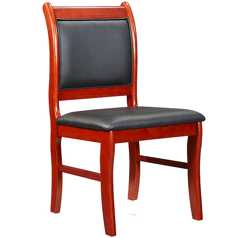 国景GOKENG 会议椅 办公椅 黑色西皮