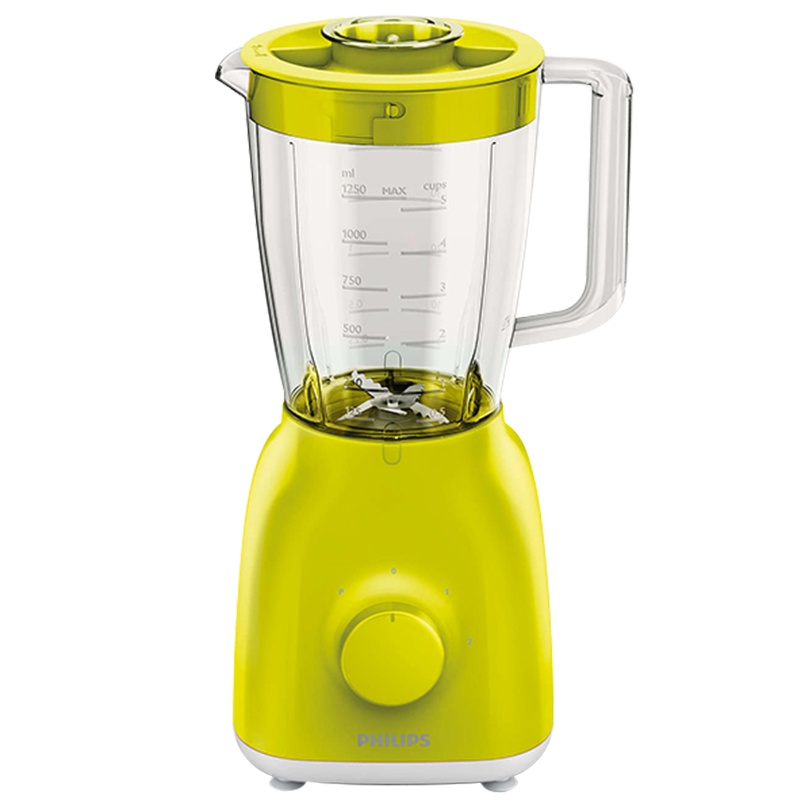 飞利浦(Philips) 榨汁机 HR2100/40按键+旋钮式搅拌机 适合3-5人机身塑料材质可制作婴儿辅食搅拌器