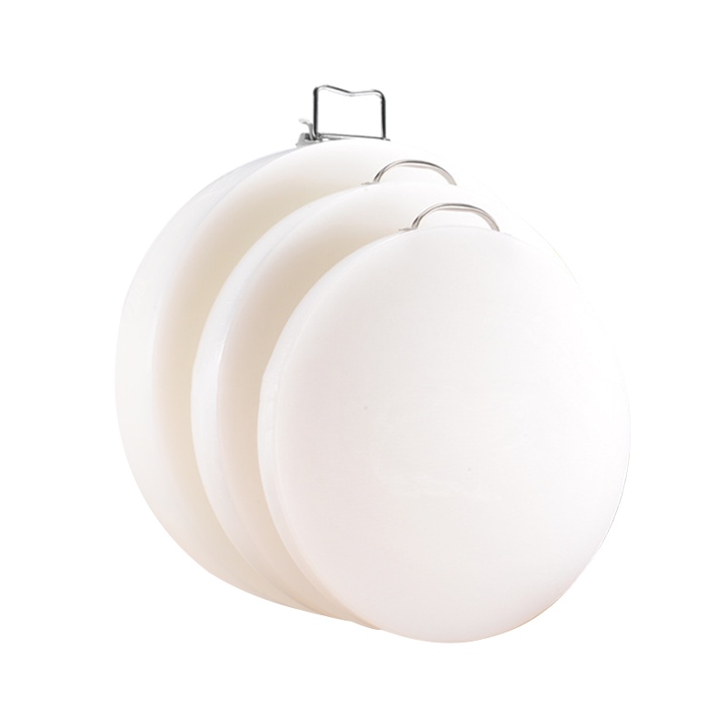 瓦图 (WATU) 厨房用品 PE白色圆形砧板 塑料菜板 38*8cm