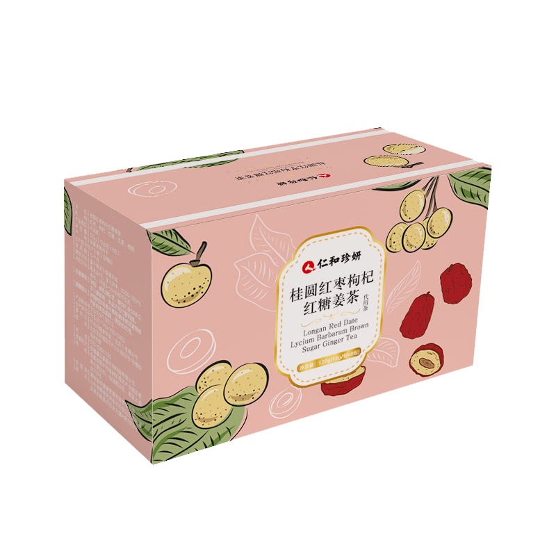 仁和桂圆红枣枸杞红糖姜茶大姨妈宫寒滋补气血调理体寒生姜玫瑰茶