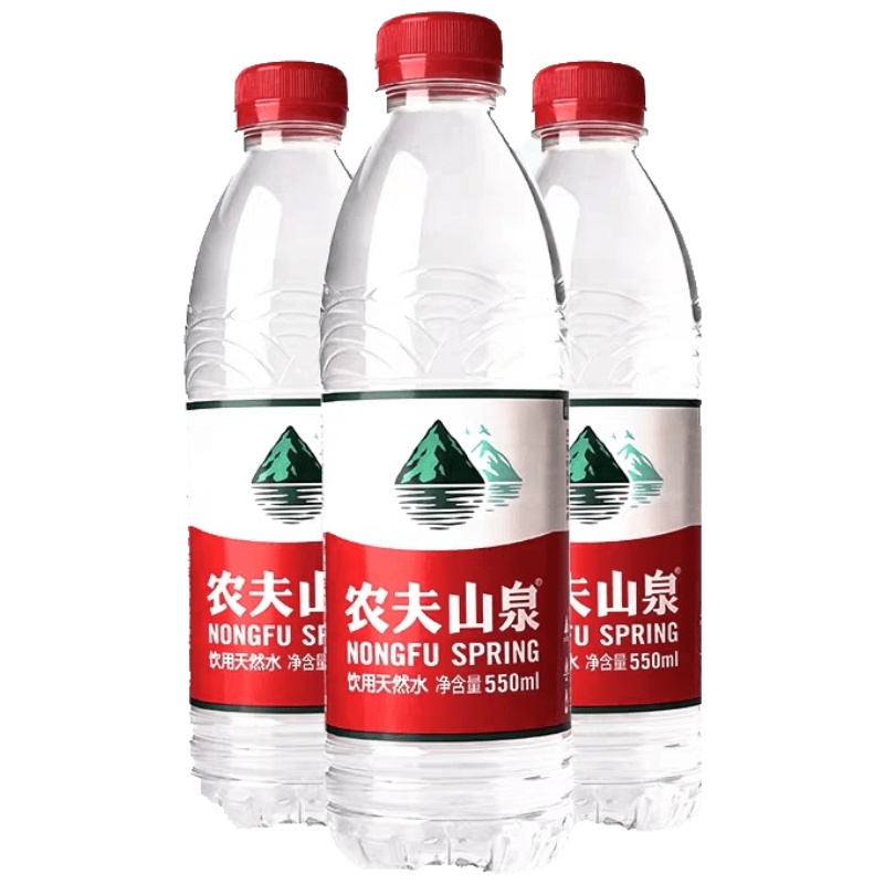 农夫山泉天然饮用水矿泉水便携装550ml