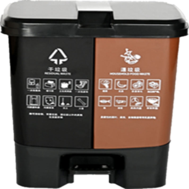 三轮装垃圾桶保洁