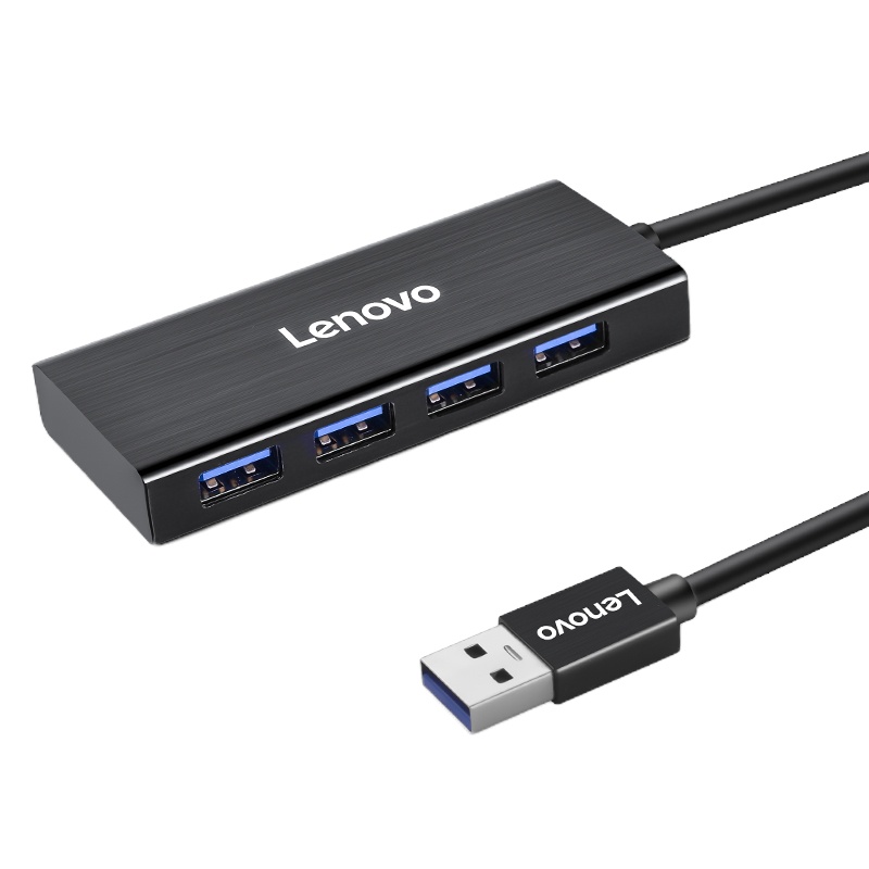 联想 LP0806 USB分线器 高速4口HUB 多接口扩展坞拓展坞转换器 笔记本电脑一拖四集线器延长线