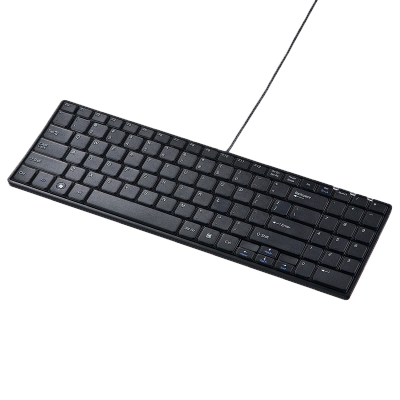 【苏宁自营】山业（SANWA SUPPLY)）SKB-E2U USB有线键盘（个）黑色