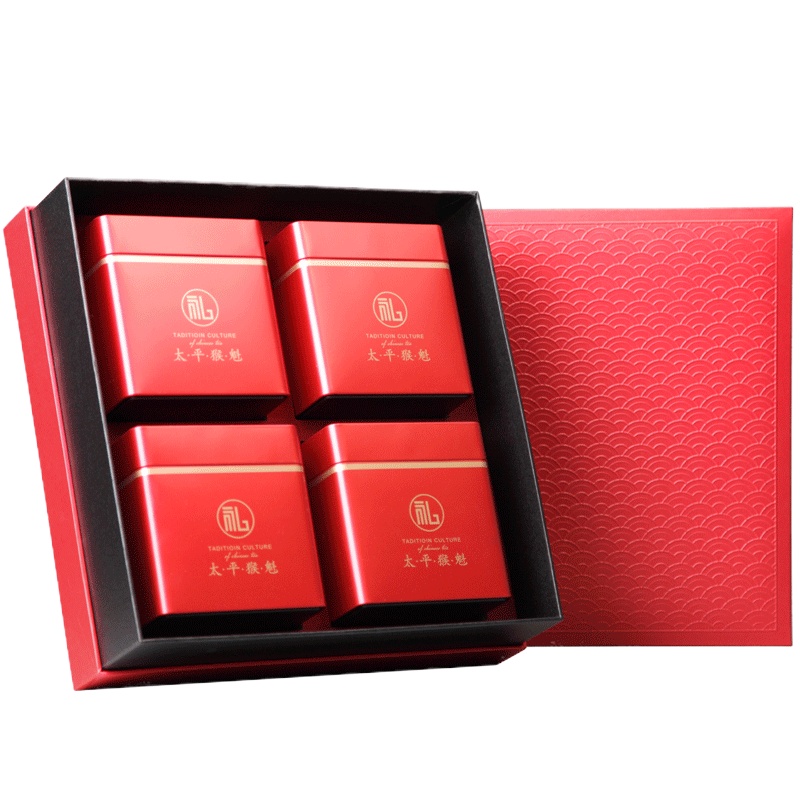 2025新茶上市艺魁堂茶叶手工太平猴魁400g礼盒装安徽黄山绿茶礼盒装送礼