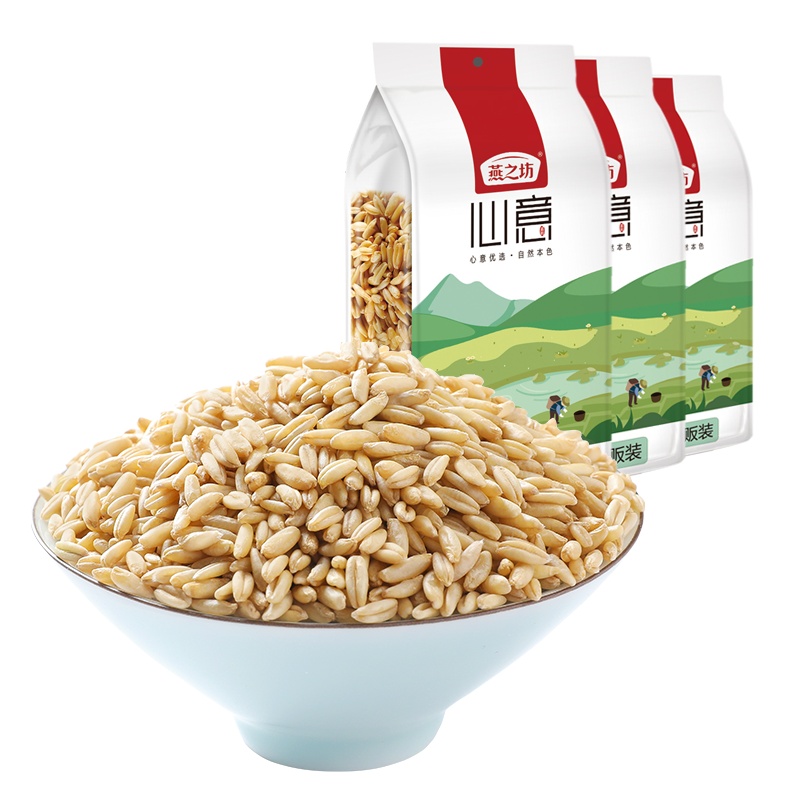 燕之坊 燕麦仁 心意系列 燕麦 五谷杂粮 1kg 量贩装(真空包装)