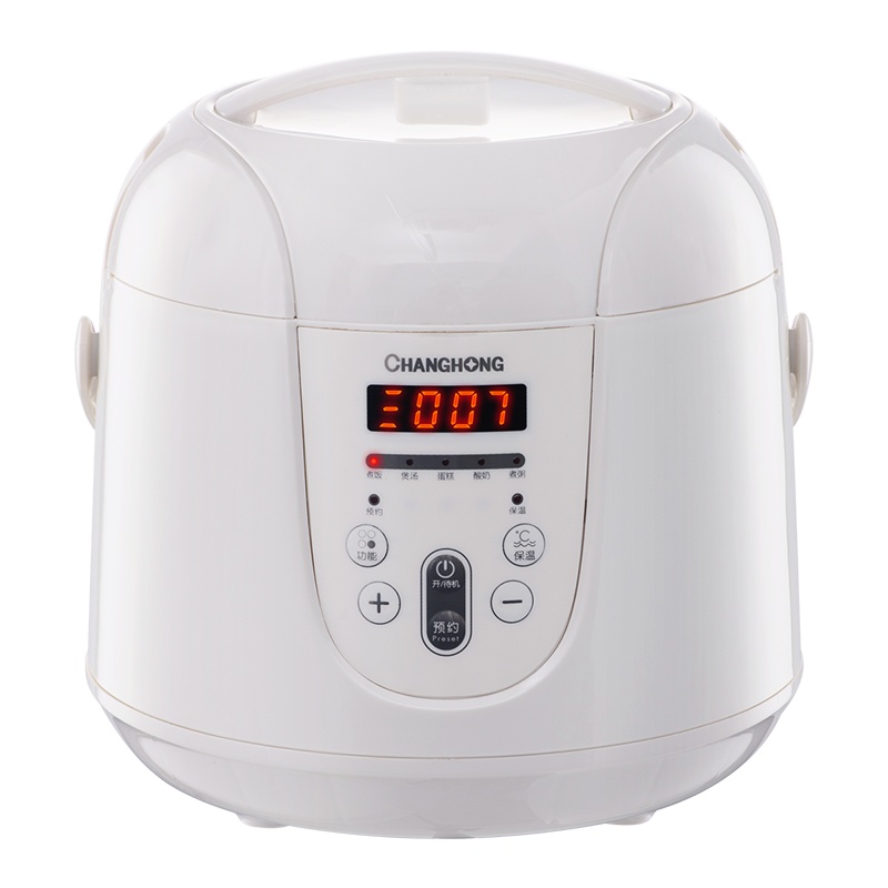 长虹(CHANGHONG)电饭煲 白色 2L迷你电饭锅2升 小型煮面锅 酸奶功能 1-2-3人家用 FB20-J24