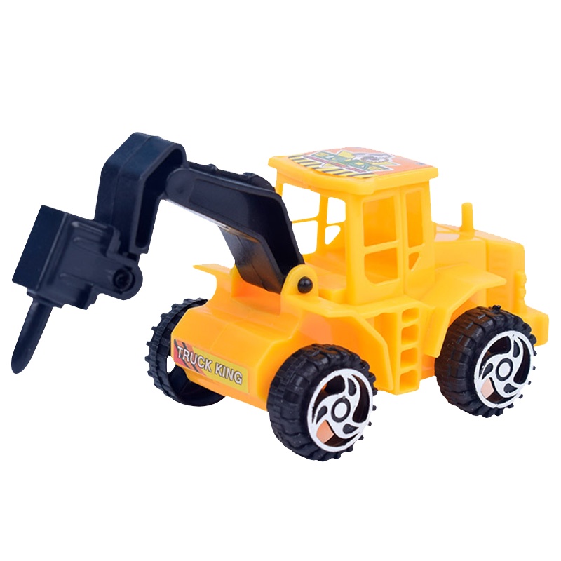 儿童玩具车惯性工程车套装男孩小汽车挖掘机推土机宝宝玩具车 六只装(打地,开路,推土,挖土,抓土,铲车)