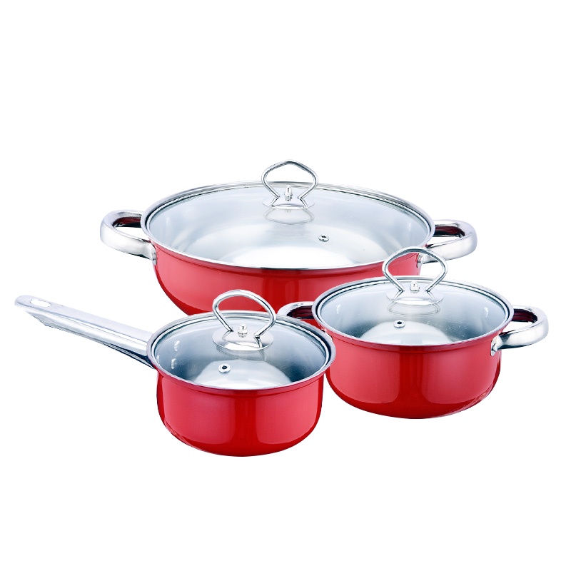 礼促全能三件套锅(红色)