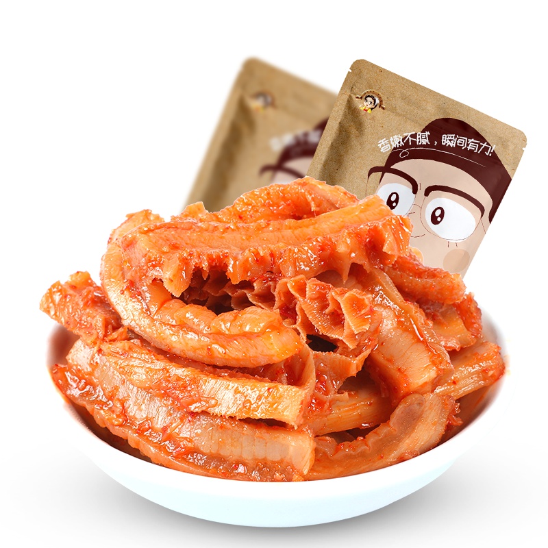 姚太太 肉类零食牛肉类 鲜嫩牛肚袋装90g 麻辣味 休闲零食