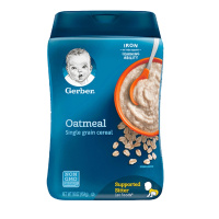 嘉宝（Gerber）米粉辅食燕麦米粉 1段 454g/罐装 6个月以上