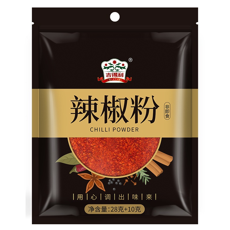 吉得利 辣椒粉 辣椒面泡菜调料38g*40袋整箱装调味