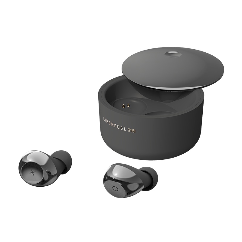 冇心无线蓝牙耳机双耳入耳式女生款可爱小型超长待机 运动跑步无线蓝牙通用苹果oppo华为vivo有心-LB-4-黑色