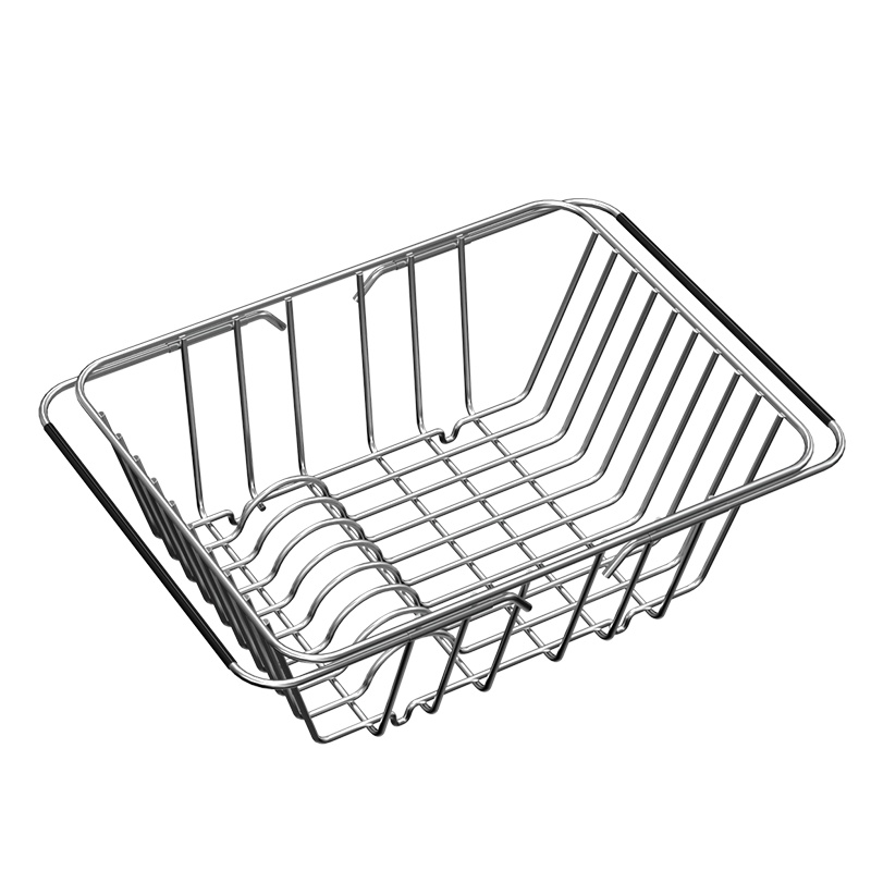 四季沐歌沥碗架家用厨房水槽置物架子水池不锈钢收纳架放碗筷洗碗池沥水篮洗菜篮