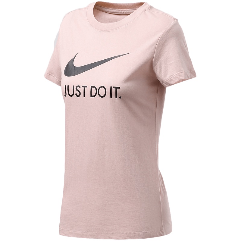 NIKE耐克女装短袖T恤新款经典圆领透气针织休闲运动服CI1384
