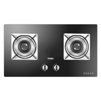 Haier/海尔台嵌两用式燃气灶具JZT-QE5B2(12T)4.2KW大火力防爆钢化玻璃 家用天然气灶双灶 台嵌两用式