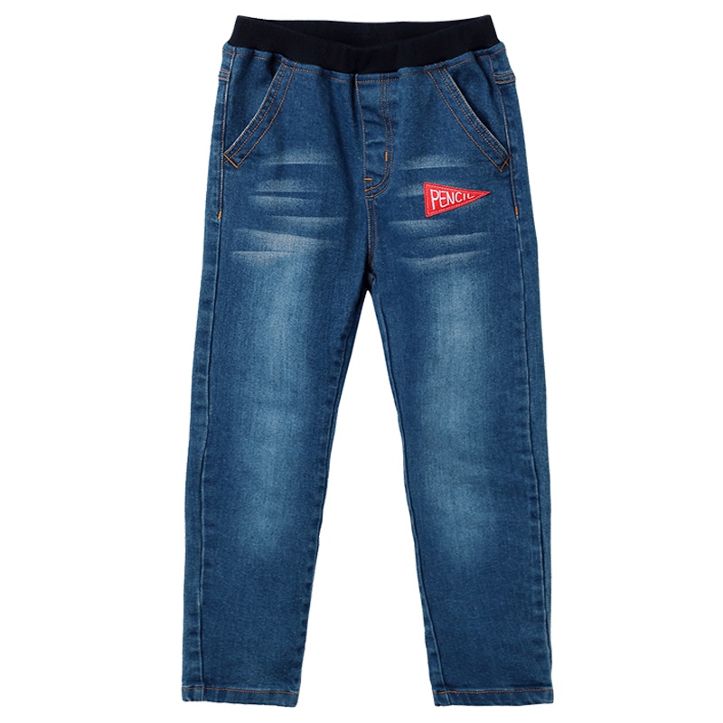 铅笔俱乐部童装2019秋装新款男童长裤中大童牛仔长裤儿童长裤子