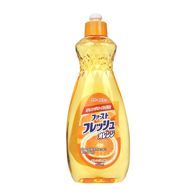 美洁卫日本原装进口洗碗强力去油去腥不伤手食品用香橙洁净洗洁精600ml