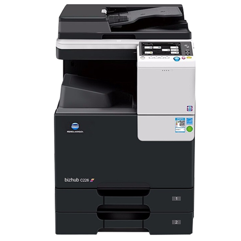柯尼卡美能达(KONICA MINOLTA)C226 A3彩色激光双面打印机一体机 办公复印机复合机 标配+输稿器